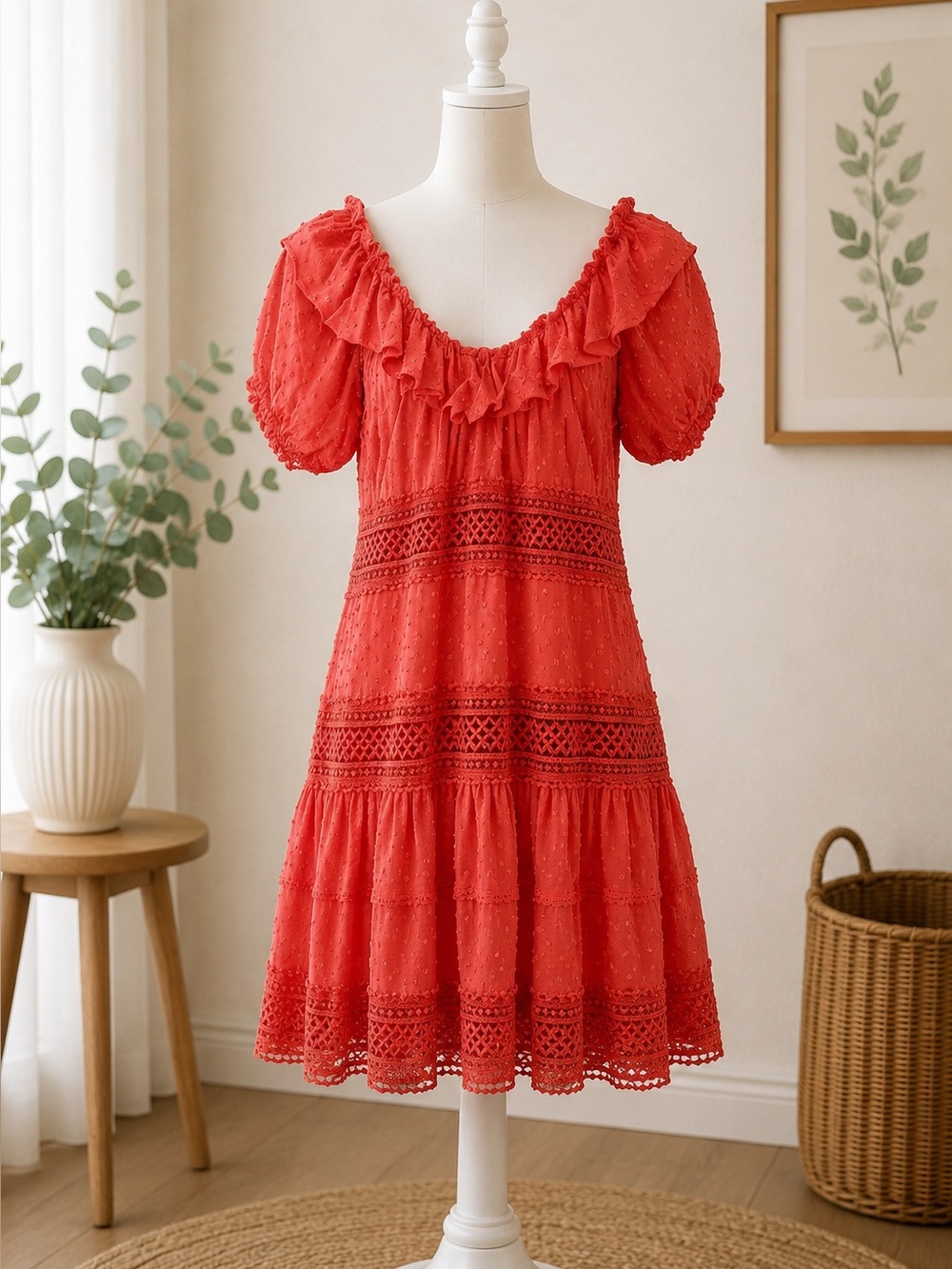 Entro Charming Coral Dress
